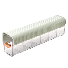 Multifunktionale Aufbewahrungsbox, stanzfrei, multifunktional, transparent, zur Wandmontage, Schubladen-Organizer, Hellgrün