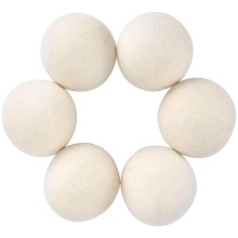 6Pcs Wool Dryer Balls- Premium Natural - Made with That Replaces Sheets Lint Remover