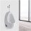 Urinal Sensor Flush Valve Wall-Mounted Automatic Flusher Hotel Bathroom Water Saving 3
