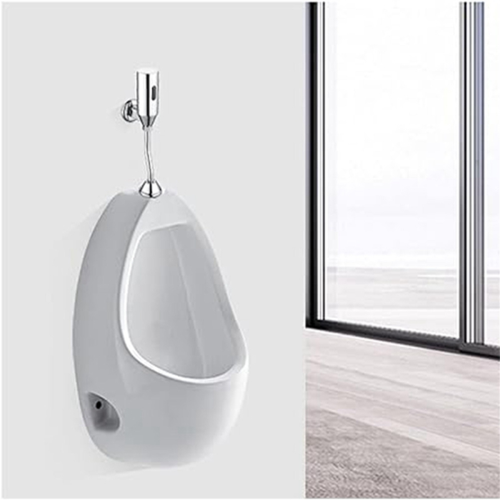 Urinal Sensor Flush Valve Wall-Mounted Automatic Flusher Hotel Bathroom Water Saving 2