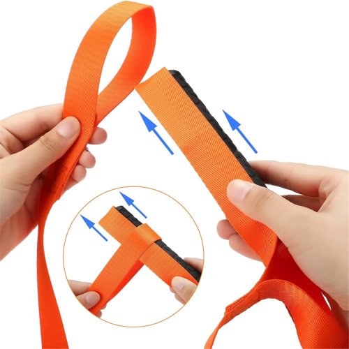4PCS 4,9 Ft Deer Drag Orange Harness Abschleppseil und Puller Jagd Zubehör 1