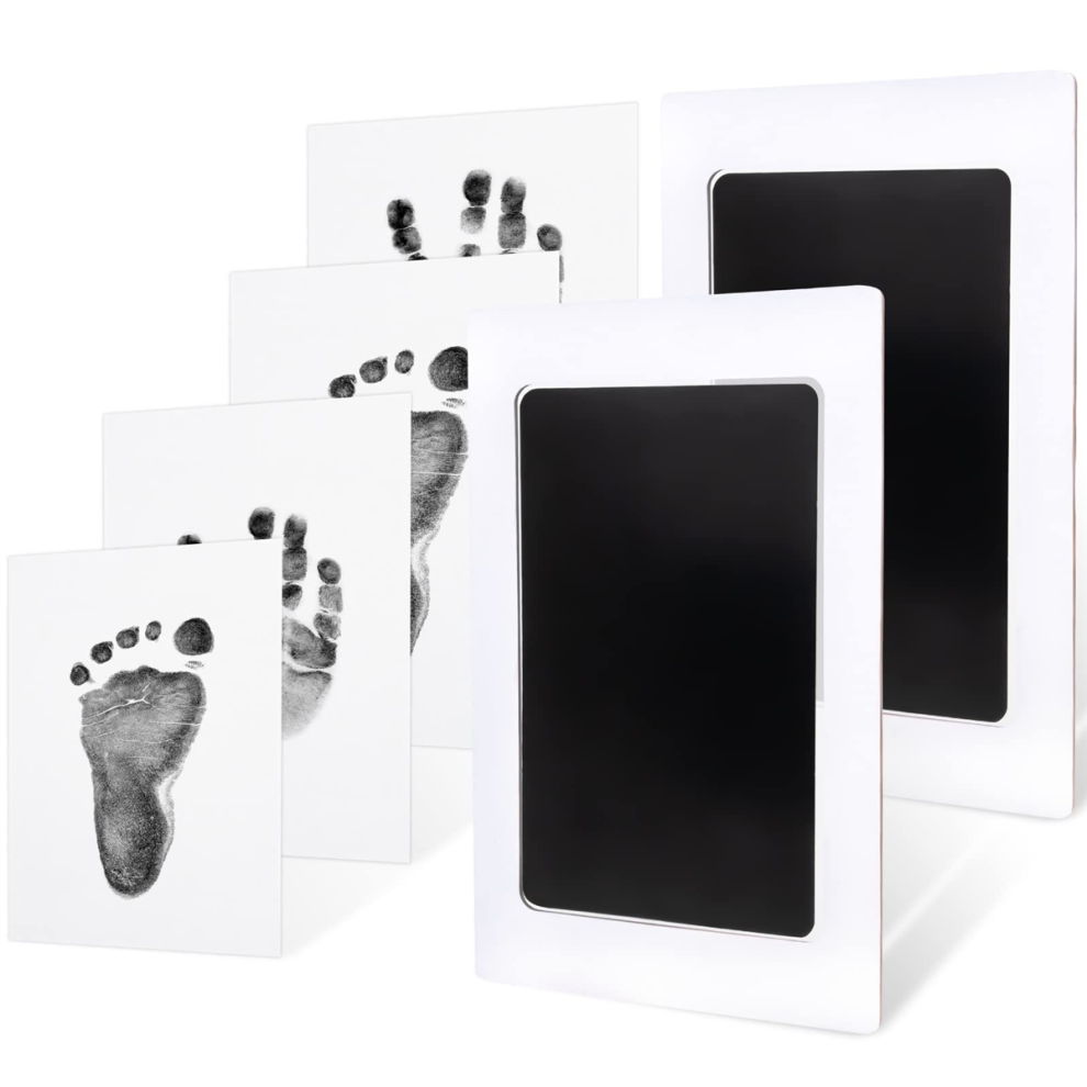 Print Kit For Dog Cats, 4 Inkless Pads, 8 Imprint Cards, Nose Stamp Pad Dogs, Touch Footprint Exogio