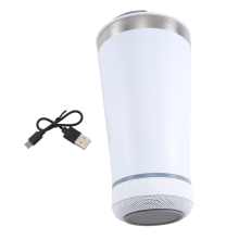 USB 16Oz Thermo-Bluetooth-Becher, wiederverwendbar, Edelstahl, doppelwandig, 473 ml, isolierter Bierkrug mit Öffner