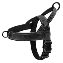 Nylon Dog Harness No Pull Pet with Handle Reflective Training for Small Medium Large Dog, M-B