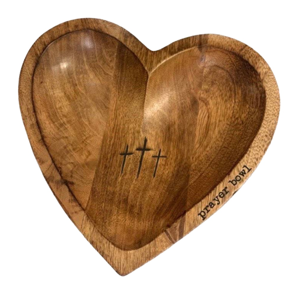 Exogio A Heart Shaped Bowl - Functional And Collectible Handcrafted Wooden For Serving Candy Nuts Desserts Fruits