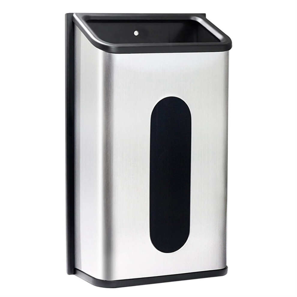 Wall Mount Grocery Bag Holder,Bag Dispenser Or Saver,Easy-Access Opening, Fingerprint-Proof, Easy To Install Exogio