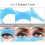 Eyelashes Tools Mascara Shield Applicator ,Eyelash Tool Upper Lower Eye Lash Guard Blue 3