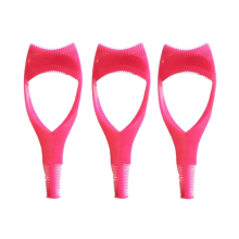 Applicatore per mascara, strumento per ciglia, protezione per ciglia superiori e inferiori, rosa rossa