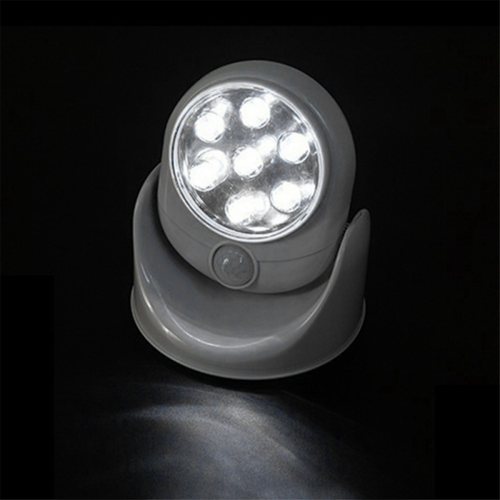 7 LED Wireless 360 Degrees Rotation Motion Activated Sensor Ultra Bright Night Light Automatic Infrared Wall Lamp 1