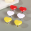 Handle Toilet Button Heart Shaped Tank Push Switch Bathing Room Decor Red 5