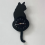 Black-Cat Pendulum Wall Clock,Cat Clock with Moving Tail,Cat Swinging,Whimsical Funny Clocks 3
