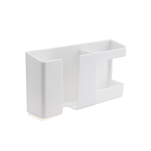 Organiseur mural sans perforation, boîte de rangement pour télécommande, support de prise pour téléphone portable, support multifonctionnel