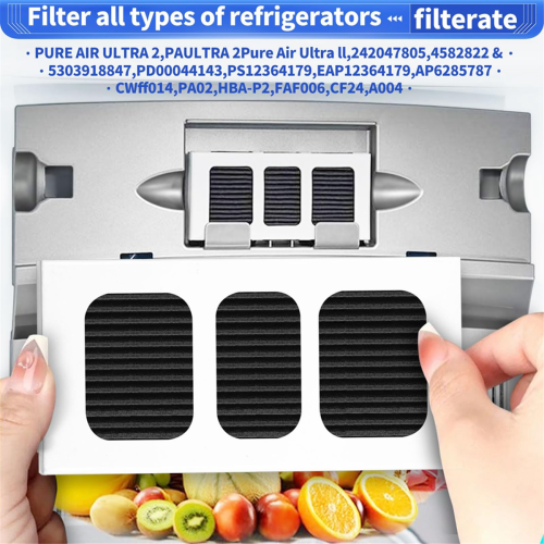 5 Pack for Paultra2 Refrigerator Air Filter Replacement PAULTRA2 Pure Ultra II 2