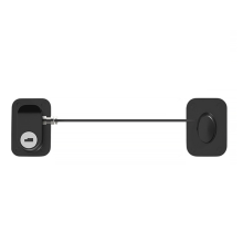 Refrigerator Lock 2 Packs,Fridge Protection Fridge Locks with Key -Friendly Freezer Lock,Black
