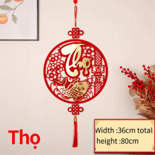 Chinese Lunar New Year Decor 2024 Vietnam Spring Festival Hanging Pendant Knot Home Decoration Style 11