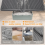 Cat Litter Mat, Large Trapping Mat Soft on Kitty Paws, Box Keep Floor Clean Gray 2