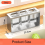 Countertop Cutlery Drying Holder Drainer Tableware Box Tabletop Separated Fork Chopstick Storage Grey 6