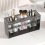 Countertop Cutlery Drying Holder Drainer Tableware Box Tabletop Separated Fork Chopstick Storage Grey 3
