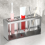 Countertop Cutlery Drying Holder Drainer Tableware Box Tabletop Separated Fork Chopstick Storage Grey 5