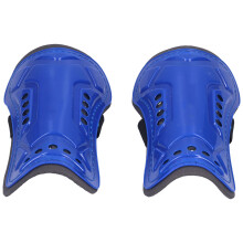 1 Paar Fußball-Schienbeinschoner Schienbeinschoner Fußball Sport Beinprotektor Shin Pad für Erwachsene Training Blau