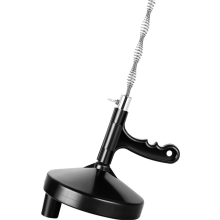 Sturatore manuale per scarichi intasati con cavo flessibile, riutilizzabile, impugnatura antiscivolo, 7 metri