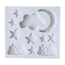 Kuchen Fondant Silikon Backform Sterne Mond Schokolade Wolken Formen Dekoration Zubehör für Diy Werkzeuge