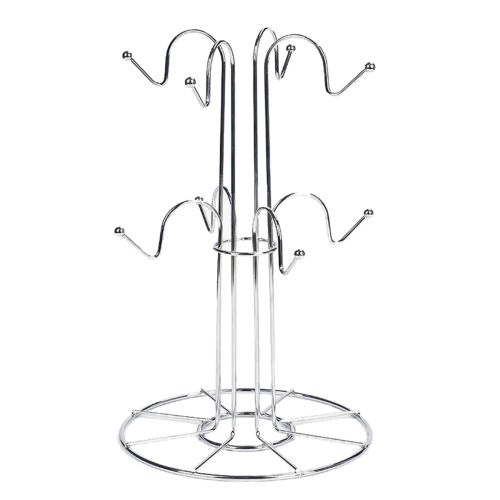 Cup Drying Rack with 8 Hooks Drainer Mug Tree Organizer for Home Desktop