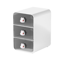 3-stufiger Make-up-Organizer-Halter, Kosmetik-Aufbewahrungsbox, Badezimmer-Arbeitsplatten-Organizer, Schreibtisch mit Schubladen
