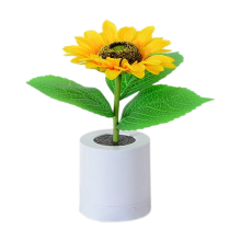 A Rechargeable Sunflower LED Simulation Night Light Table Lamp Flowers Decorative Desk