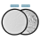 White+Silver Light Reflector Diffuser for Studio Photography Lighting and Outdoor 6