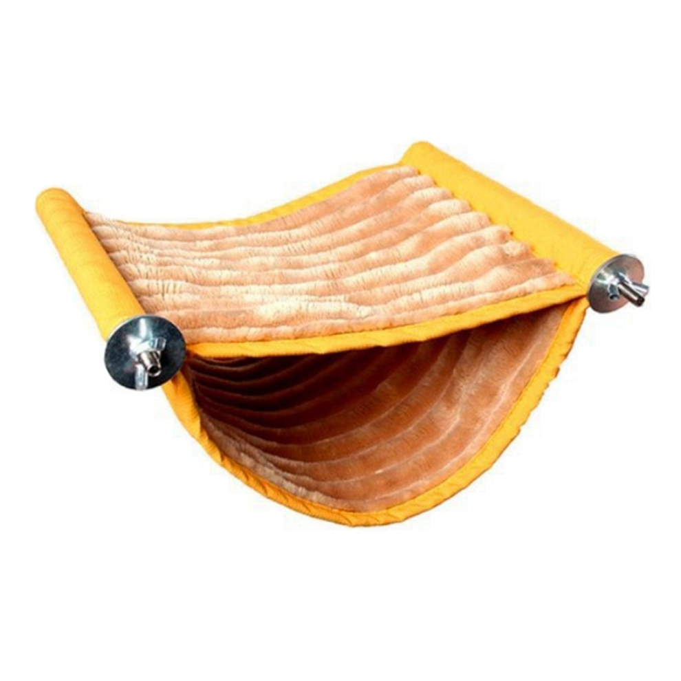 Nid d'oiseau chaud d'hiver, abri de jardin, cabane suspendue, hamac, cage en peluche, cachette pour perroquet S