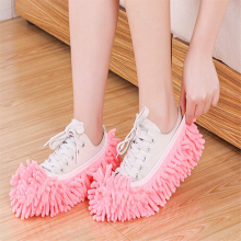 Staubmopp-Hausschuhe, Fußsocken, Kappen, multifunktionale Bodenreinigung, faule Schuhüberzüge, Haarreiniger