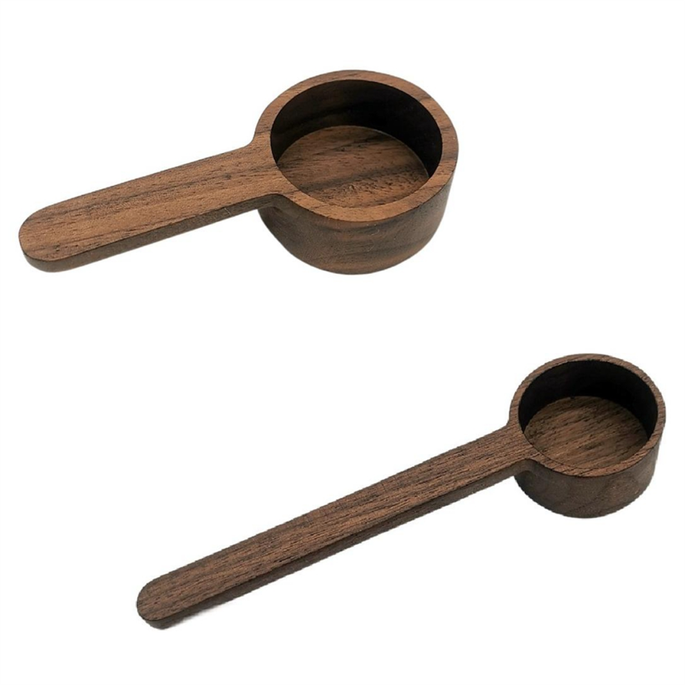 2Pcs Home Wooden Measuring Spoon Set Kitchen Spoons Tea Coffee Scoop Sugar Spice Measure Tools 4852872885041