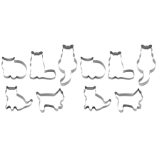 Katze geformt Aluminium Backen Kuchen Form Cookie Cutter Form Sugarcraft Zubehör