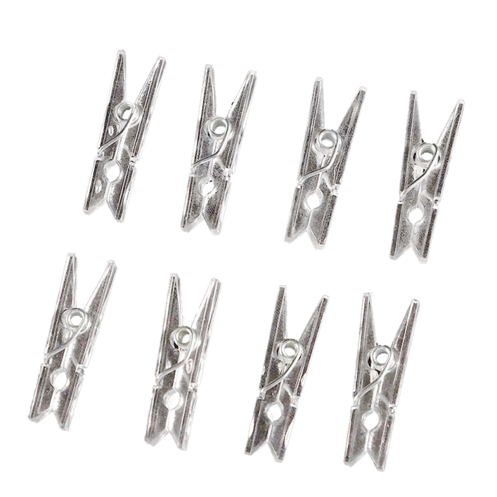 Transparent Small Clips, Lighting Accessories, Plastic Clothespins, Mini Decorative Photo Clips