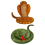 Peluche Cobra Serpent Python Poupée Farce Accessoire Décoration Fête Cadeau Vert 3