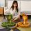 Peluche Cobra Serpent Python Poupée Farce Accessoire Décoration Fête Cadeau Jaune 4