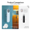 6PCS Magnetic Remote Control Holder, Wall Mount Organizer, Much Stable, Self-Adhesive for Flat 6