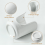 2pcs Paper Cup Holder, Disposable Desktop Multifunctional Storage Rack 4