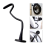 Front Load Washer Door Prop,Flexible and Dryer Support Keep Open to Dry - Black 7