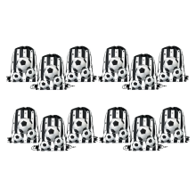 12Pcs Football Party Favors Drawstring Bags Soccer Ball Gift Goodie Bag Kids Sports Theme Decoration Supplies A