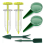 6PC Mini Seed Spreader Set,Mini Planter Tool,Seed Dispenser Manual Seedlings Dibber and Widger,Seed Sower 1