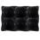Kitchen Supplies Egg Tray Rack Household Ceramic Tableware Black 1