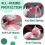 Dog Muzzle,Air Mesh Breathable Muzzle for Medium Large Sized Dogs to Anti&Prevent Biting Barking Chewing,Soft M 8