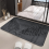 Memory Foam Bath Rugs Leaf Mat Non-Slip Strong Water Absorbent Microfiber Rug E 7