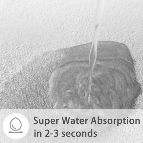 Memory Foam Bath Rugs Leaf Mat Non-Slip Strong Water Absorbent Microfiber Rug E 2