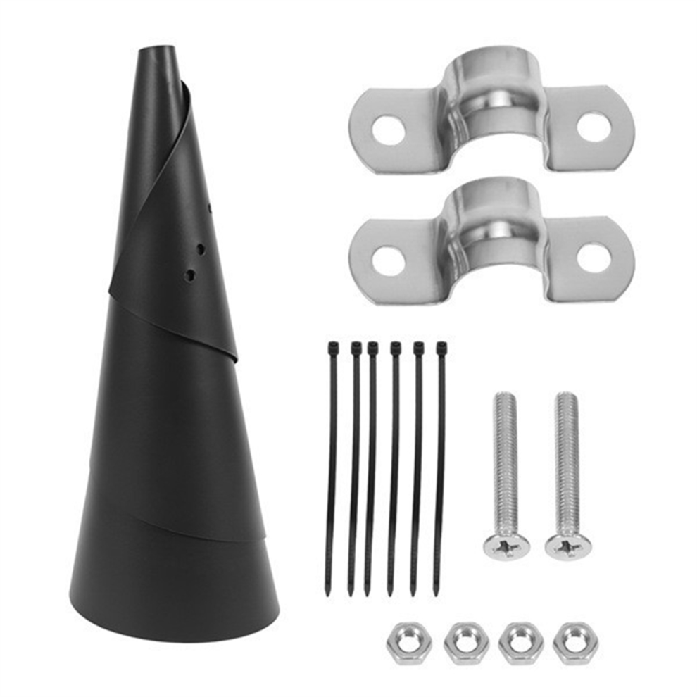Squirrel Baffle For Bird Feeder Pole, Outside Pole Mount House Protecting Mask Outdoor Shepherd's Hook,14 Inch 4852752497586