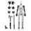 Robot Action Figure, 3D Printed with Full Articulation for Stop Motion Animation White 9