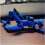 Figurine robot articulée imprimée en 3D pour animation image par image (bleu) 5