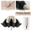 Fully Automatic Reverse Folding Umbrella with Windproof Reflective Stripe UV Umbrellas for Carabiner Handle Travel,B 2